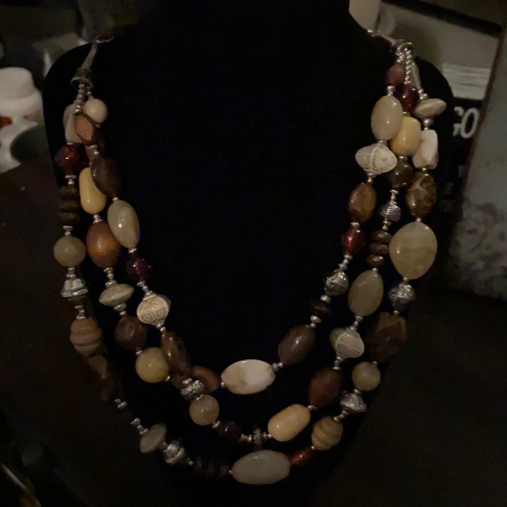 Premier Designs layered stone necklace $49 retail
